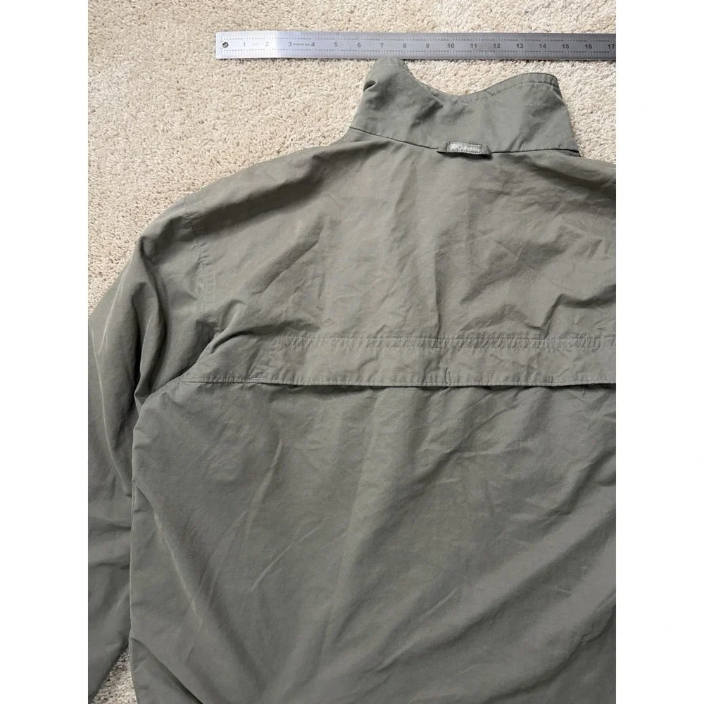 Columbia Sportswear Windbreaker Jacket Y2K XL Olive Green‎ Lightweight Full Zip